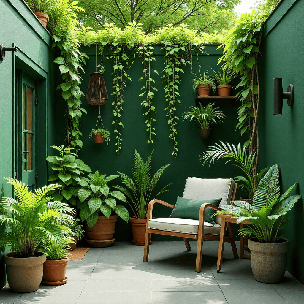 Beautiful terraced landscape design