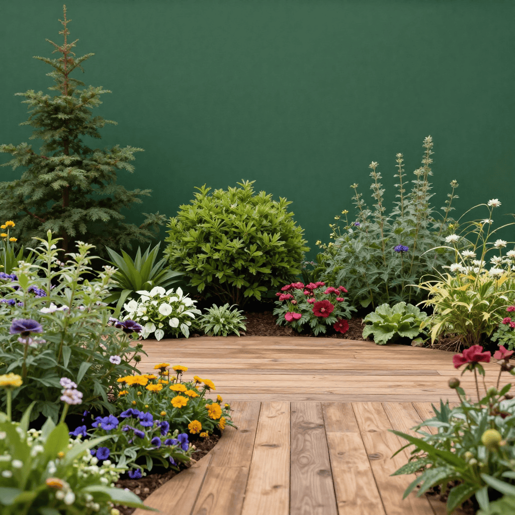 Stone pathway and hardscape